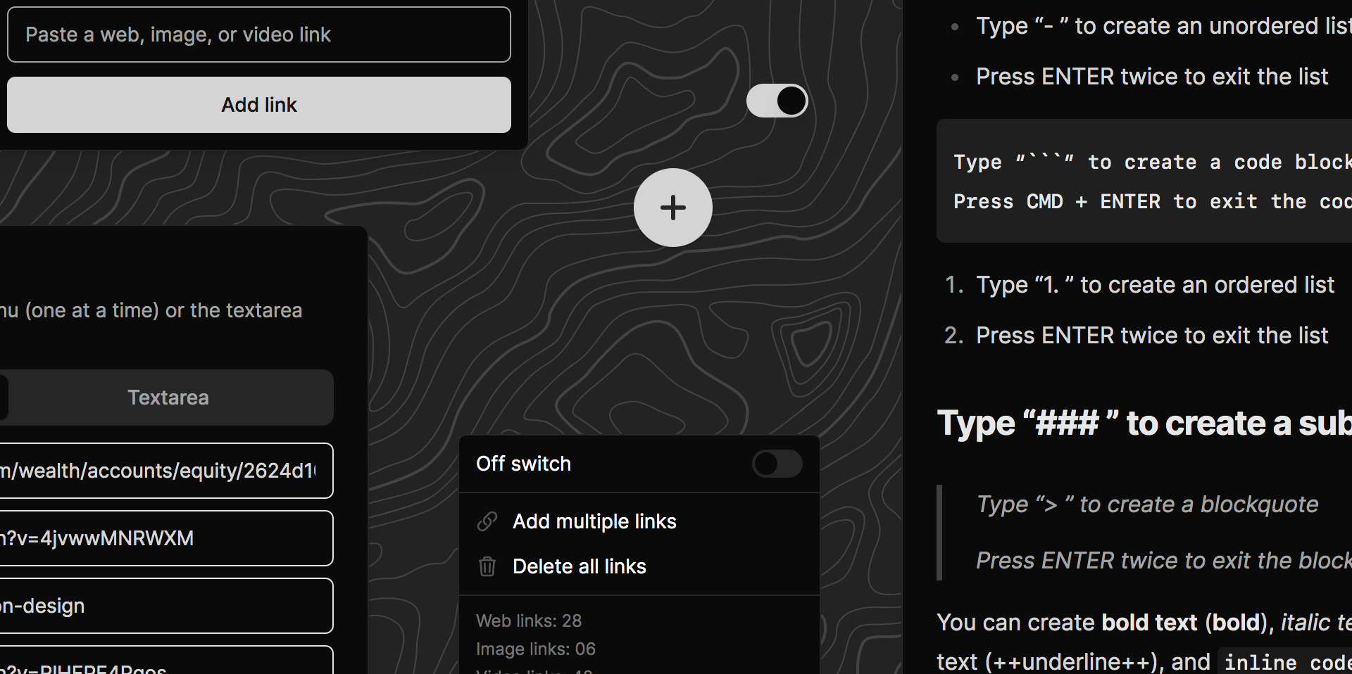 build display screenshot